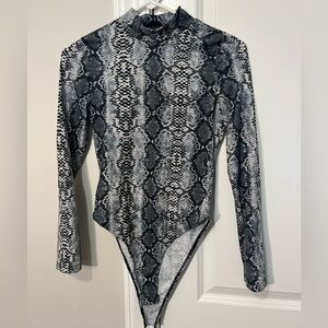 Snakeskin bodysuit